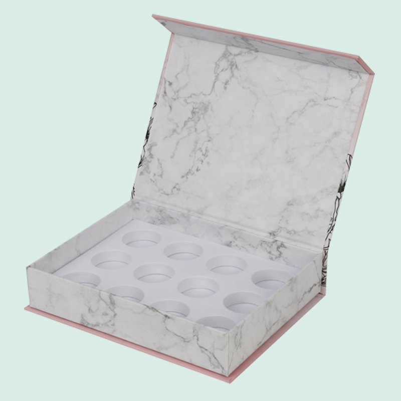 Embalagem de unhas de gel magnéticas personalizadas com impressão colorida e inserção de espuma EVA da fábrica IPACK 3