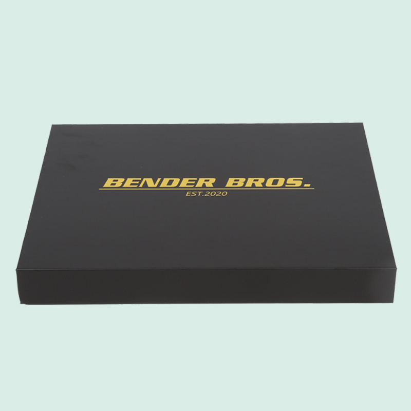 High end customized luxury black magnetic box rigid cardboard packaging with sponge foam insert from IPACK factory 7