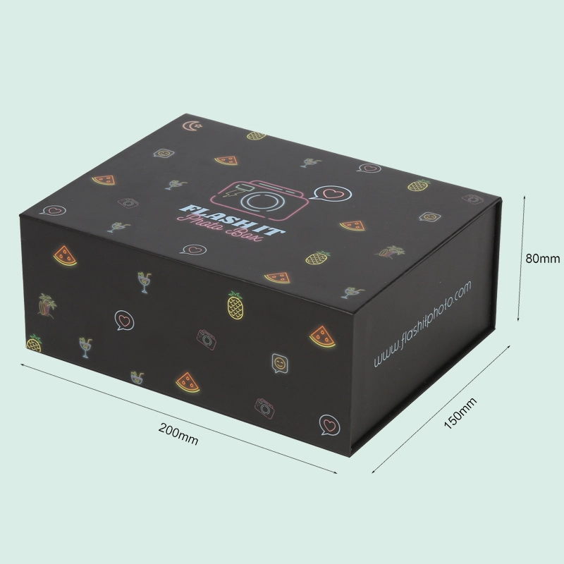 Customized luxury colorful printing cardboard box magnetic gift box from IPACK factory 1