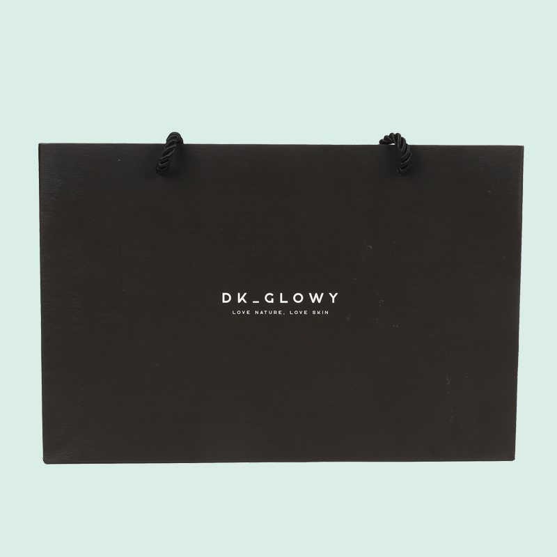 High end black paper bags fully custom logo gift bags  from IPACK 4
