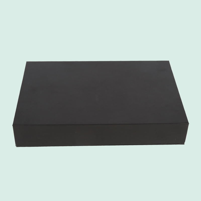 Wholesales customized black box with black logo design magnetic gift box from IPACK manufacturer 5
