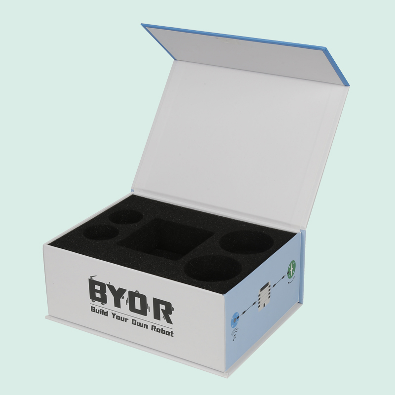 High quality magnetic box customized colorful printing gift packaging with sponge foam inserted from IPACK factory 2