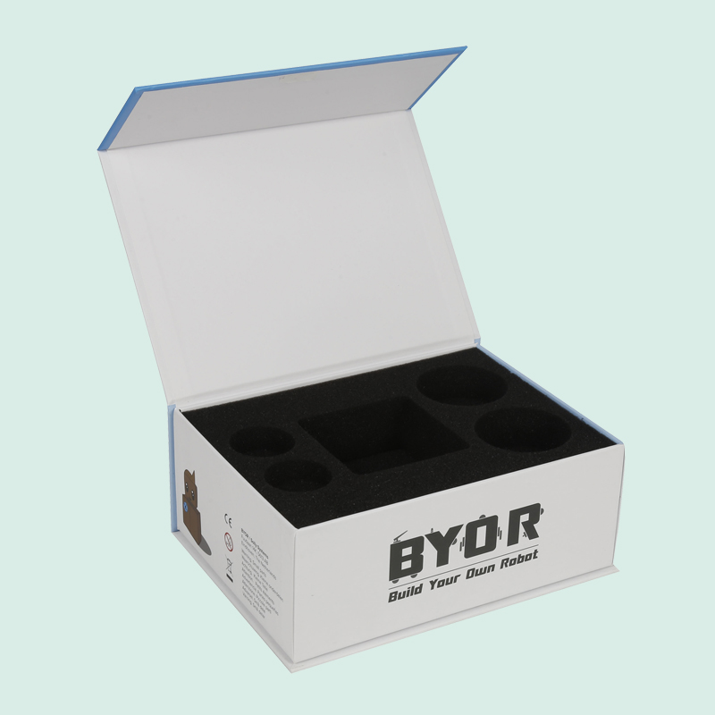High quality magnetic box customized colorful printing gift packaging with sponge foam inserted from IPACK factory 4