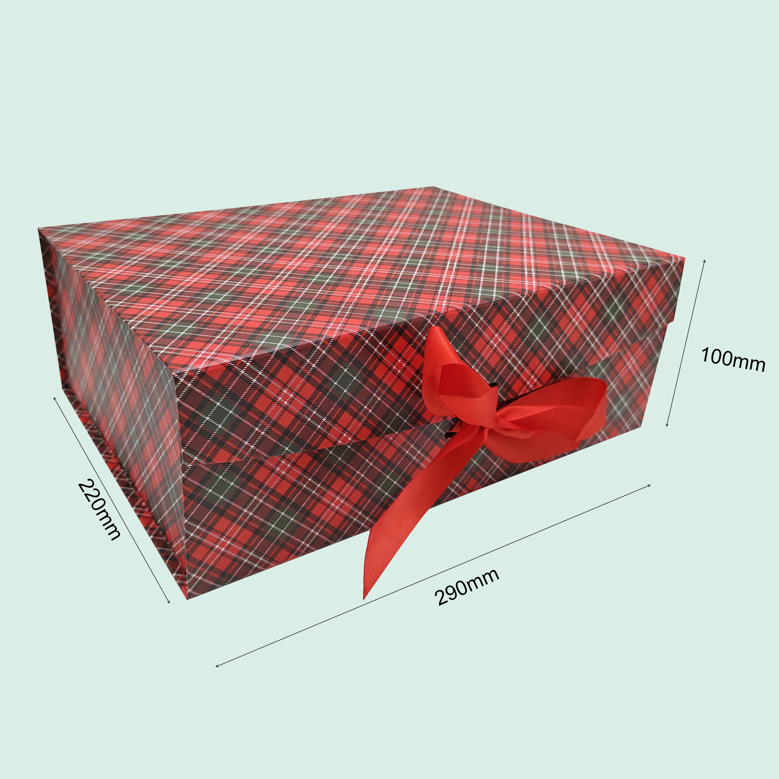 Wholesale of red and black square foldable gift boxes for Christmas —— ipack 1