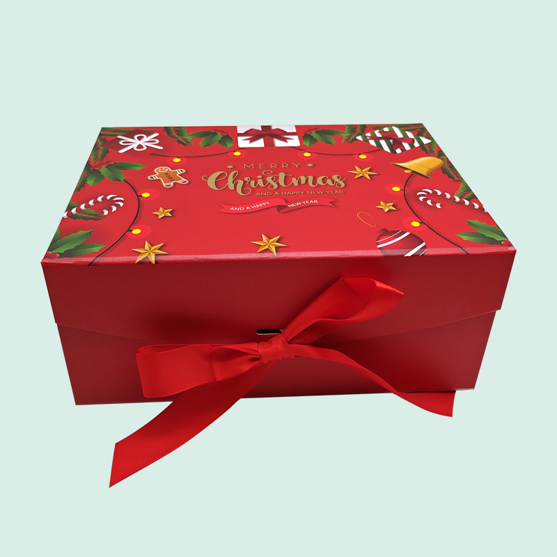 Wholesale of red foldable gift boxes for Christmas —— ipack 4