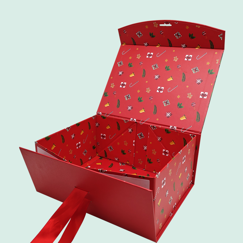 Wholesale of red foldable gift boxes for Christmas —— ipack 5