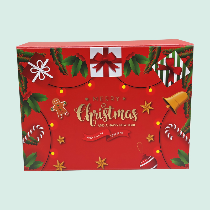 Wholesale of red foldable gift boxes for Christmas —— ipack 2