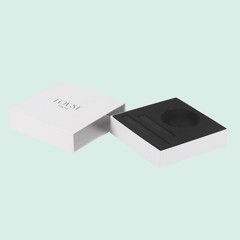 Custom sliding drawer boxes with custom shaped EVA inserts from Ipack 4