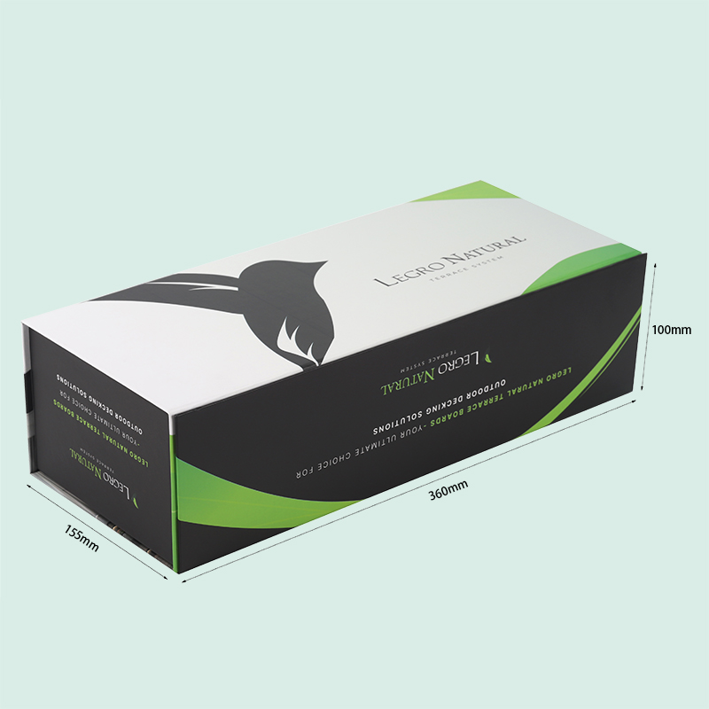 Coffrets cadeaux en carton pliables à impression colorée personnalisée, boîte magnétique pliante de haute qualité d'IPACK 1