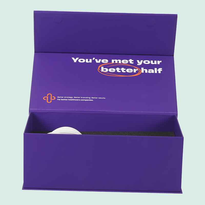 Customized luxury colorful printing magnetic box cardboard packaging with sponge foam inserted from IPACK manufacturer 2