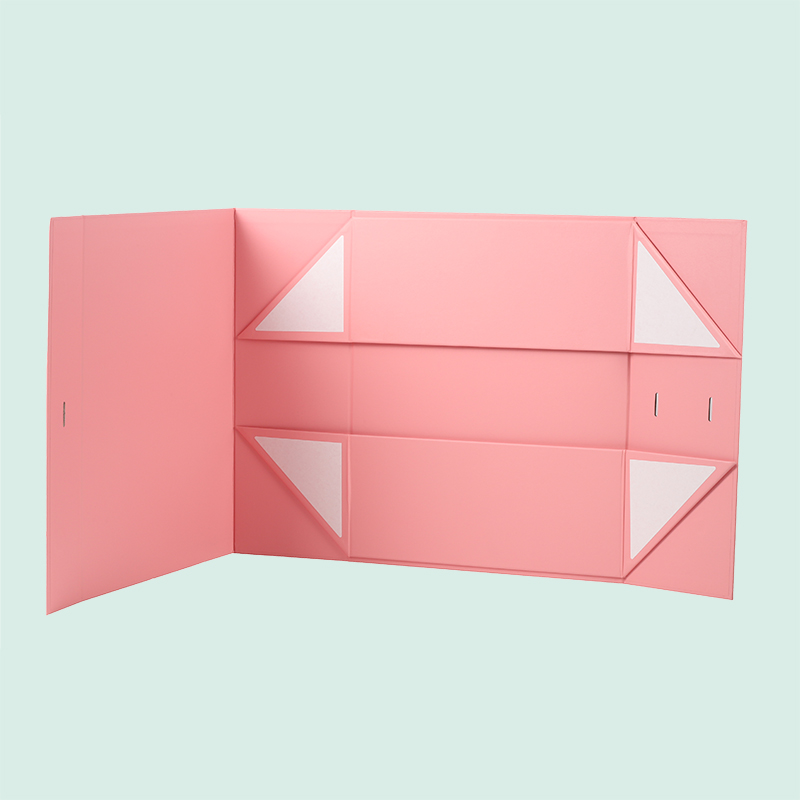 Caixa de presente dobrável de luxo rosa personalizada com caixas magnéticas de cores diferentes da IPACK 1