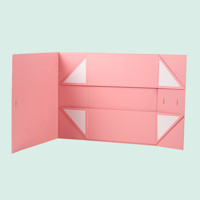 Pink Luxury Gift Folding Box Customized  Different Color Magnetic Boxes from IPACK 1