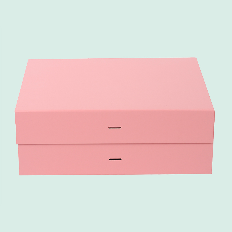 Caixa de presente dobrável de luxo rosa personalizada com caixas magnéticas de cores diferentes da IPACK 4