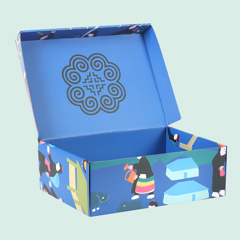 High Quality Custom colorful Printed Foldable Corrugated Cardboard Shoe Boxes Women/Men's Paper Packaging from IPACK 1