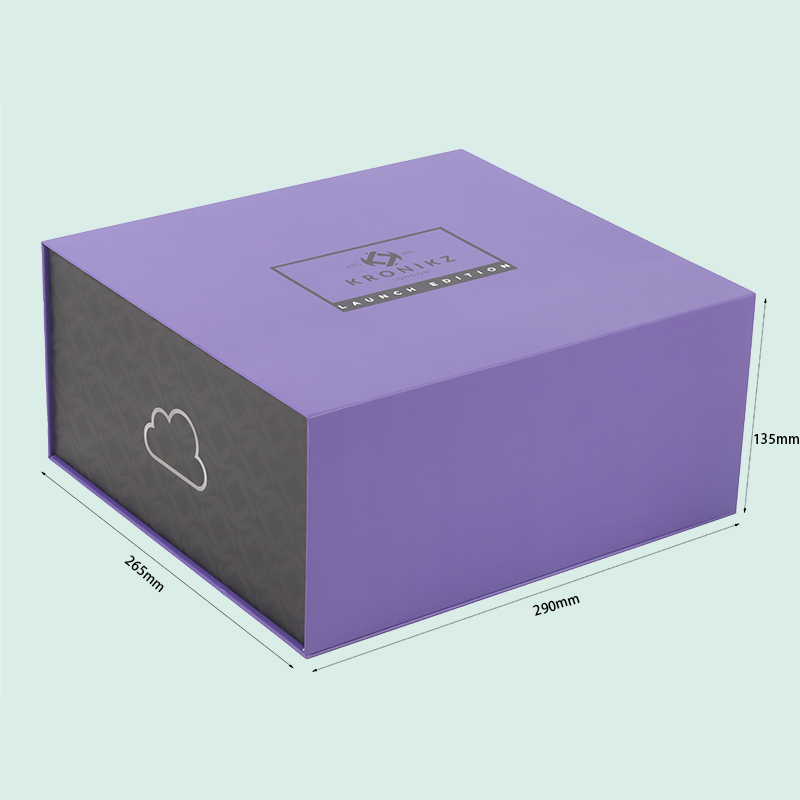 Fabricante de cajas de regalo magnéticas con cierre magnético rígido de la empresa iPack. 1