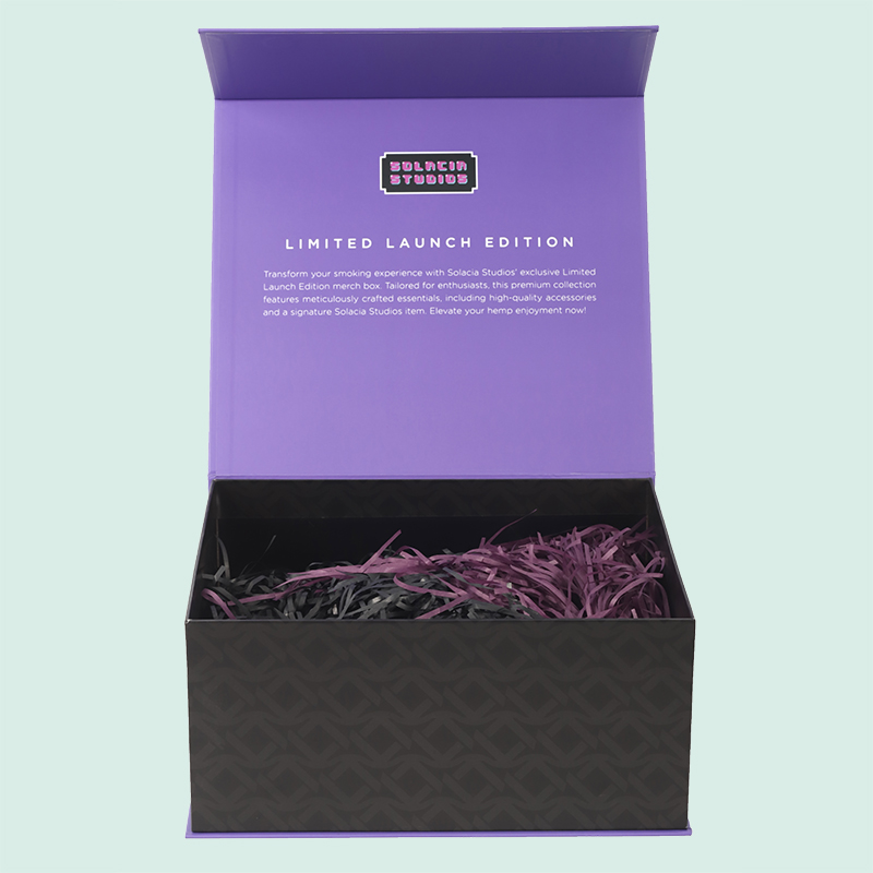 Fabricante de cajas de regalo magnéticas con cierre magnético rígido de la empresa iPack. 4