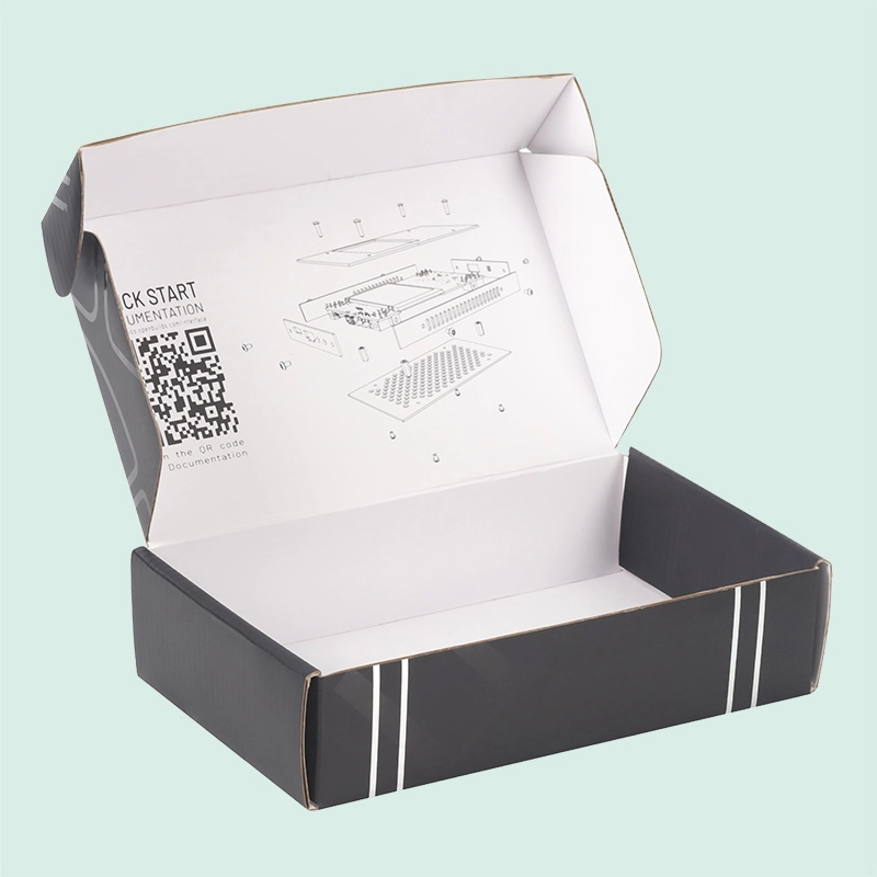 Wholesale custom mailer box foldable corrugated shipping box from IPACK factory 1