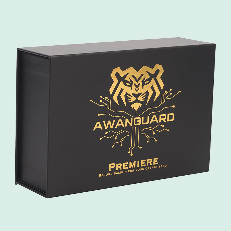 custom magnetic box rigid cardboard box  with Eva insert from ipack brand 5