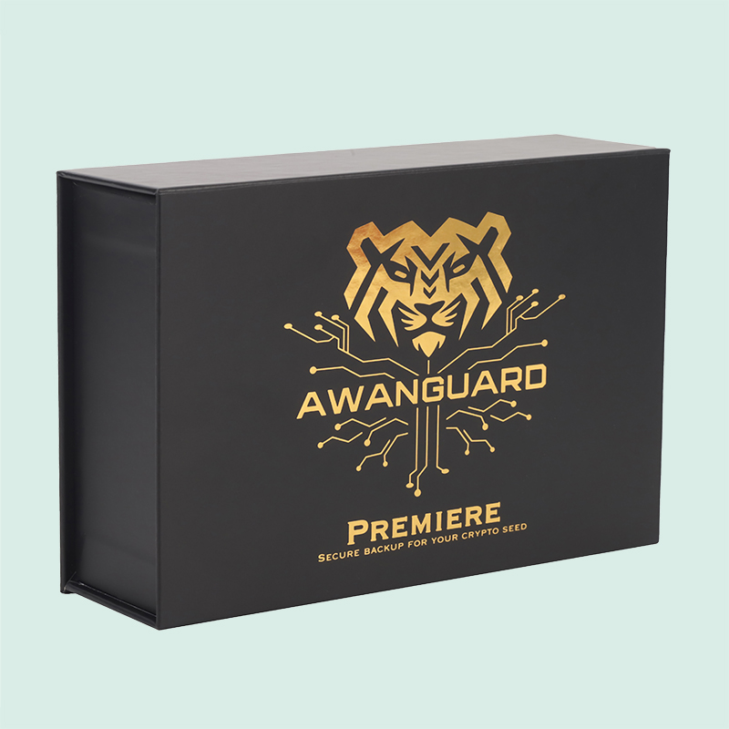 custom magnetic box rigid cardboard box  with Eva insert from ipack brand 2