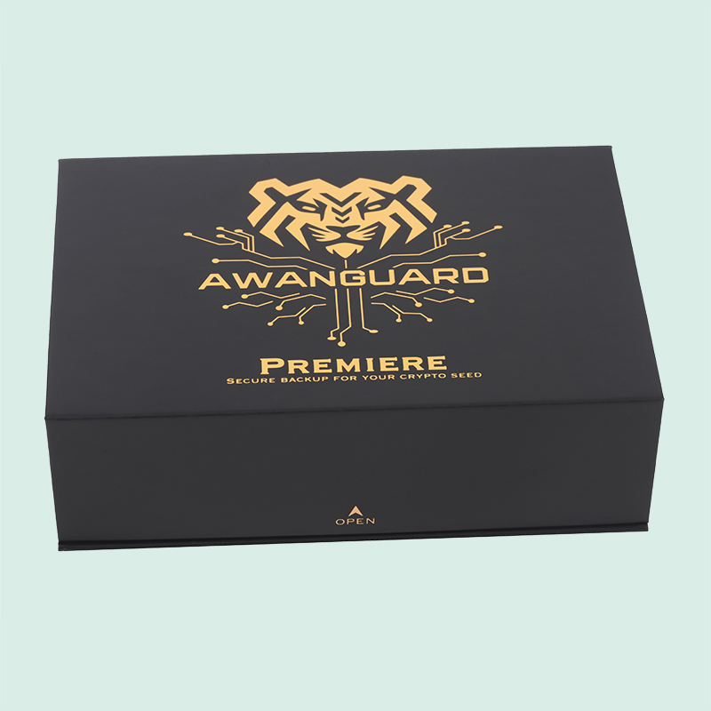 custom magnetic box rigid cardboard box  with Eva insert from ipack brand 3