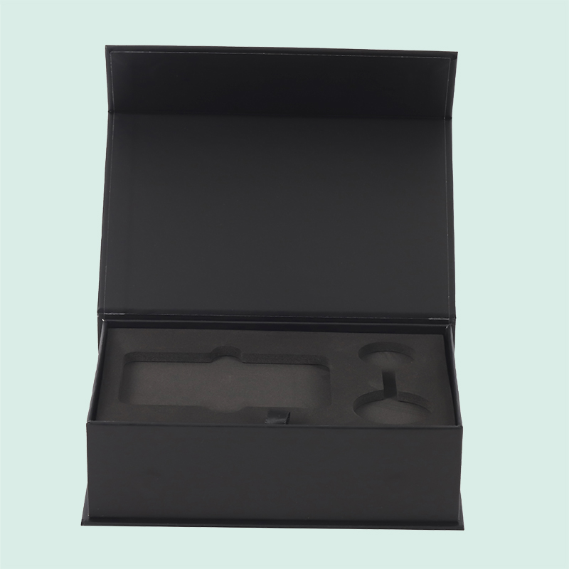 custom magnetic box rigid cardboard box  with Eva insert from ipack brand 7
