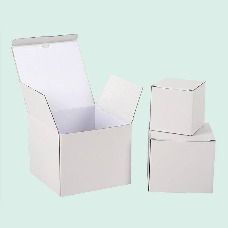 custom white corrugated cardboard box scented candle box  from IPACK  box manufacturer 1