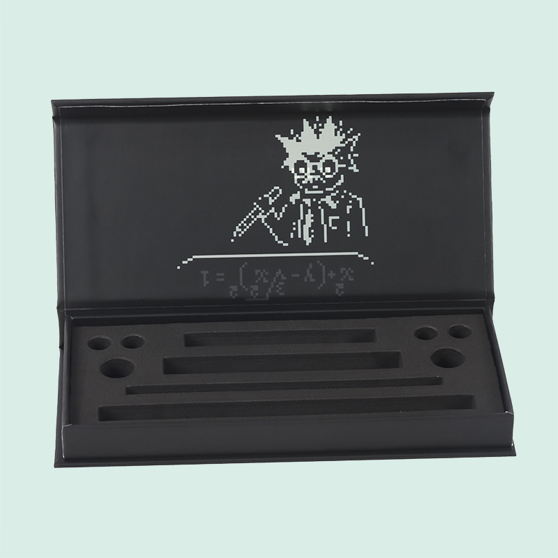 High quality colorful printing magnetic box rigid cardboard packaging box with EVA foam insert from IPACK factory 4