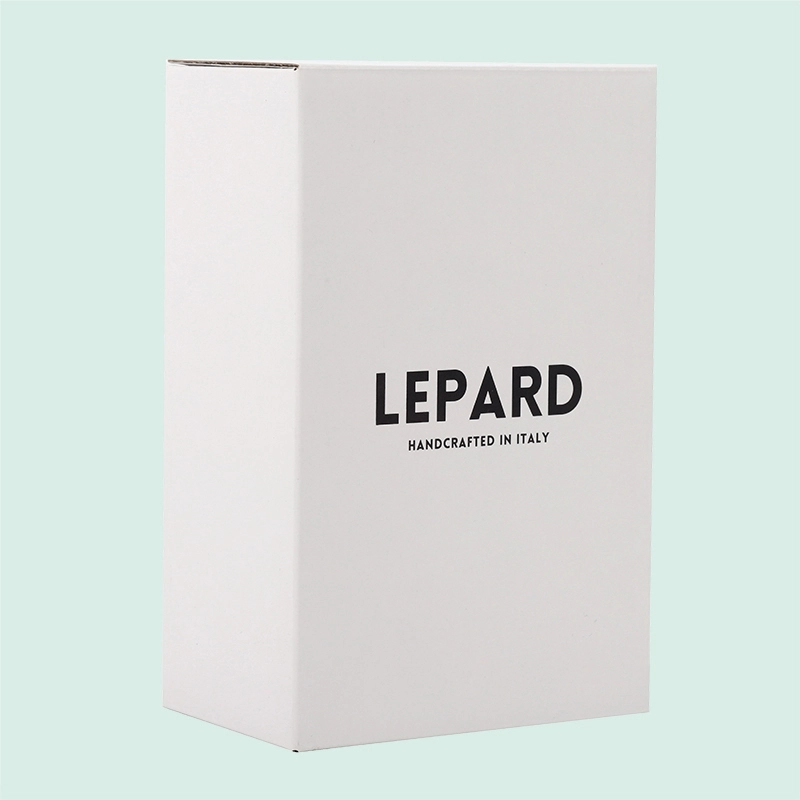 Wholesales customize corrugated box for square wine bottle white shipping boxes from IPACK factory 1