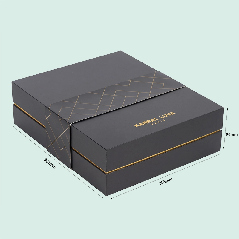 Custom printed gift boxes lid and base box type from Ipack 1