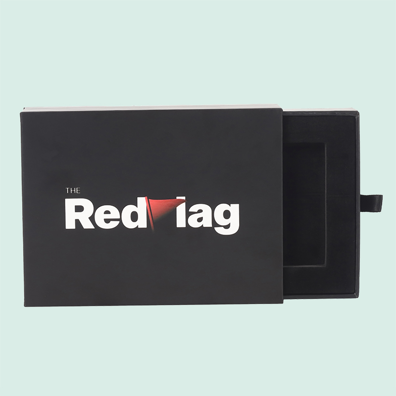 กล่องลิ้นชักบรรจุภัณฑ์แบบกำหนดเองพร้อมโลโก้สีขาวจากแบรนด์ Ipack 6