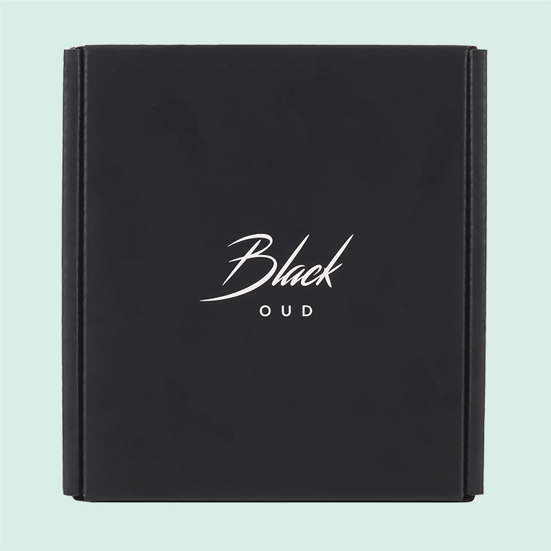 Custom wholesale black mailer box foldable corrugated shipping boxes from IPACK box manufacturer 5