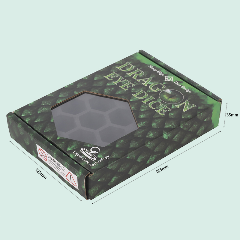 Foldable Packing Shipping Mailer Box Custom Clamshell Eco Friendly Mailing Box with transparent window from IPACK 4