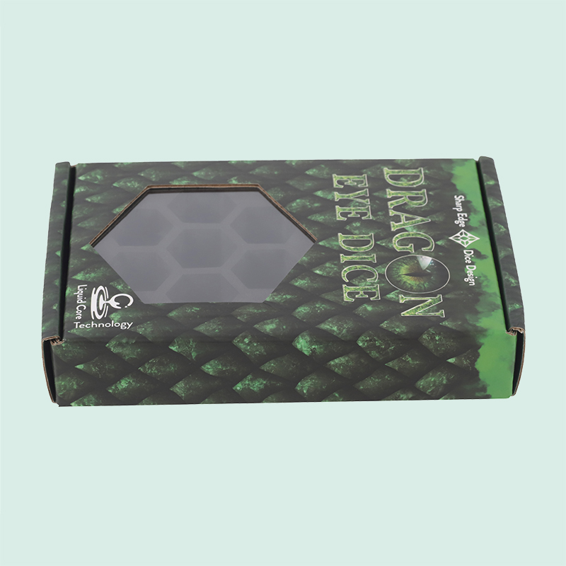 Foldable Packing Shipping Mailer Box Custom Clamshell Eco Friendly Mailing Box with transparent window from IPACK 3