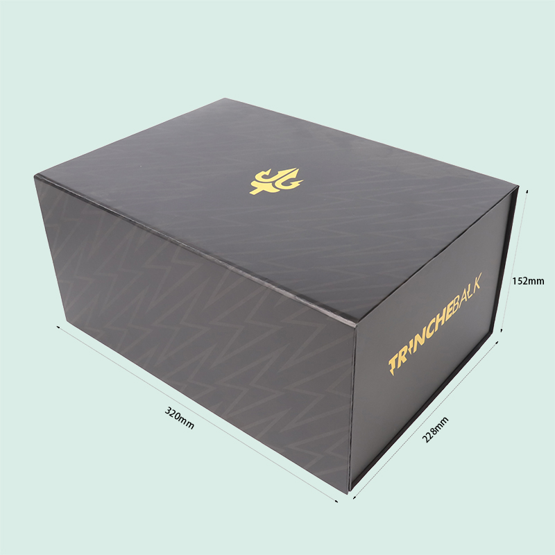 Customized high quality foldable magnetic box for gift packaging from IPACK 8