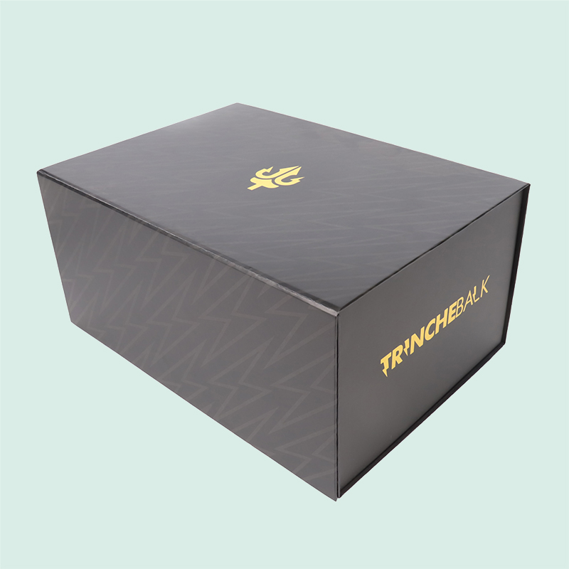 Customized high quality foldable magnetic box for gift packaging from IPACK 7