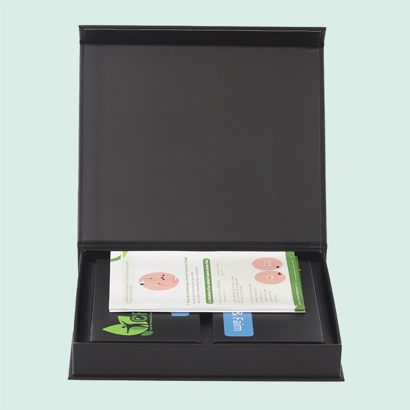 Caja de regalo magnética, caja rígida con tapa magnética, embalaje de la marca ipack 5