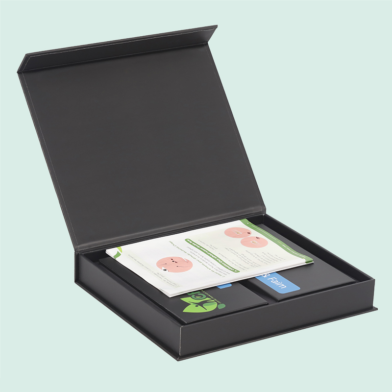 Caja de regalo magnética, caja rígida con tapa magnética, embalaje de la marca ipack 6