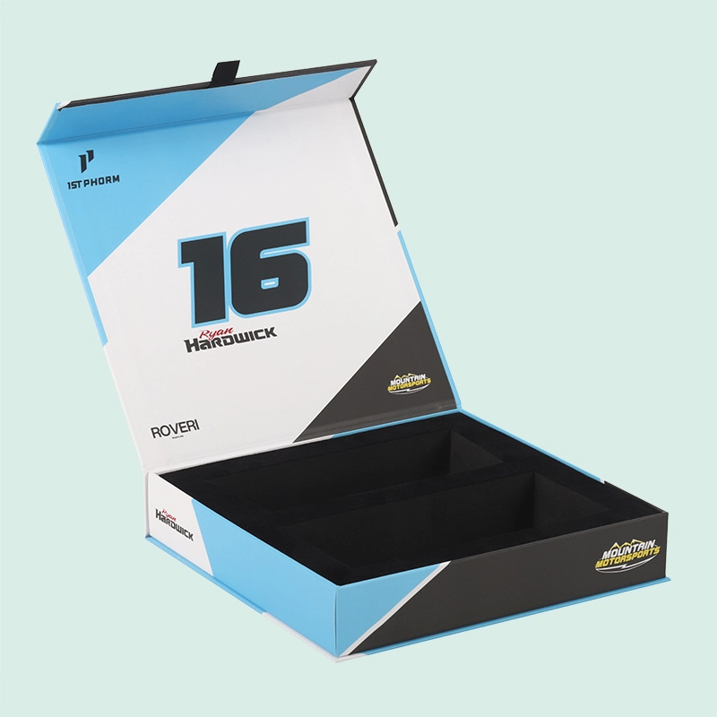 Custom Wholesale Magnetic Paper Cardboard China Supplier Book-shaped Box  with Magnetic Closure  from ipack brand 1