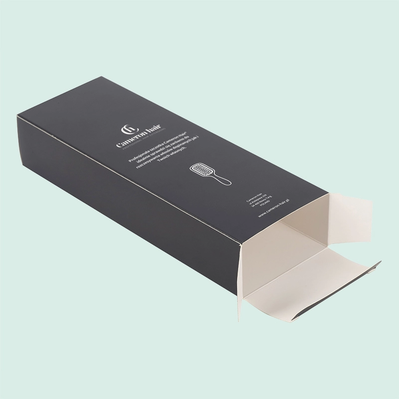 wholesale customs black printed paper card  from IPACK  box manufacturer 1