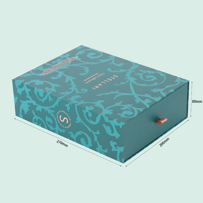 Luxury drawer box high quality  sliding gift box for wig from Ipack factory 1