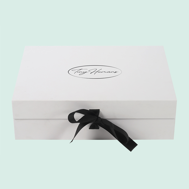 Cajas magnéticas impresas con diseño personalizado y cinta, caja de regalo magnética de la marca Ipack 2