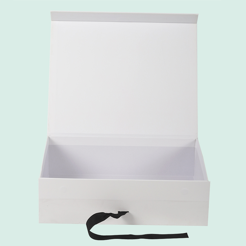 Cajas magnéticas impresas con diseño personalizado y cinta, caja de regalo magnética de la marca Ipack 3