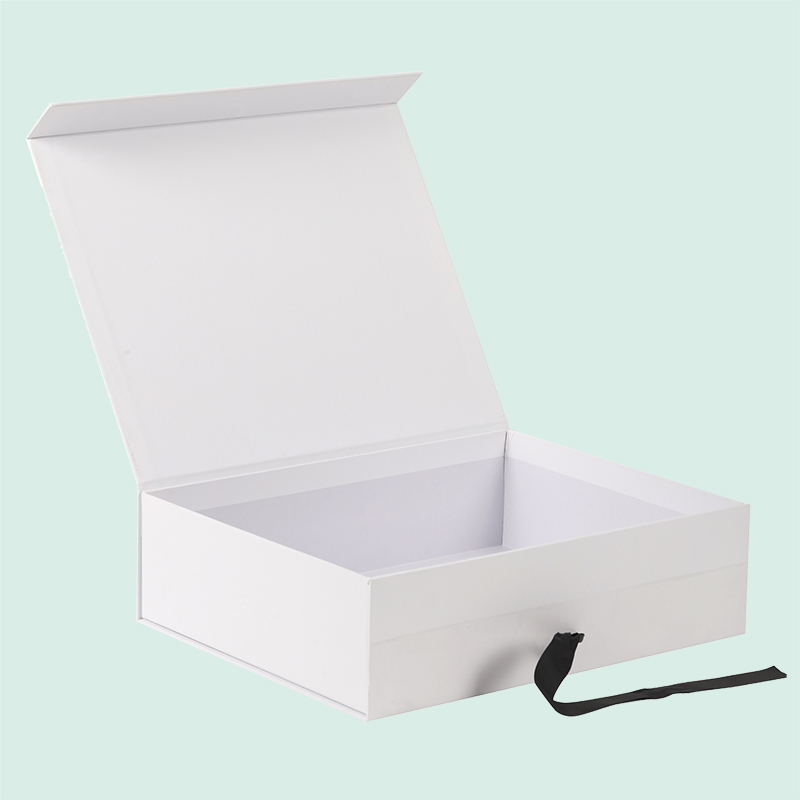 Cajas magnéticas impresas con diseño personalizado y cinta, caja de regalo magnética de la marca Ipack 4