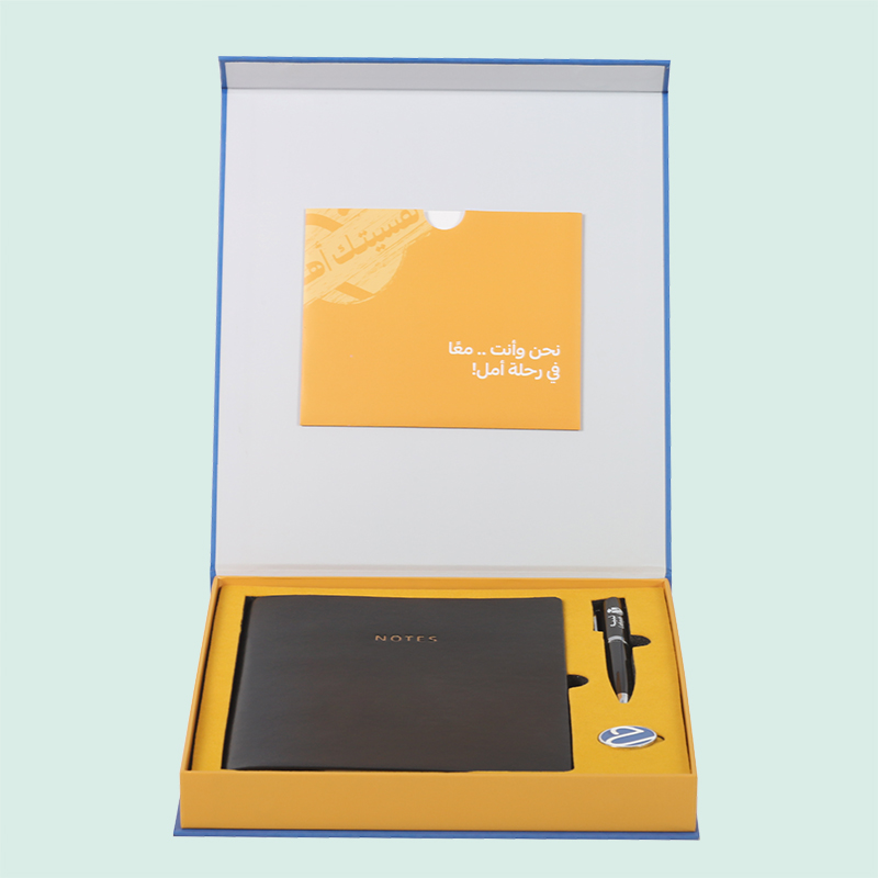 wholesale customize  gift box high end magnetic box for Packaging notebook set from IPACK 6