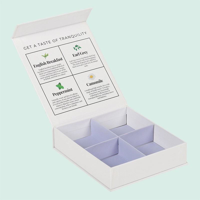 Luxury magnetic box rigid cardboard gift packaging for tea bag from IPACK factory 1