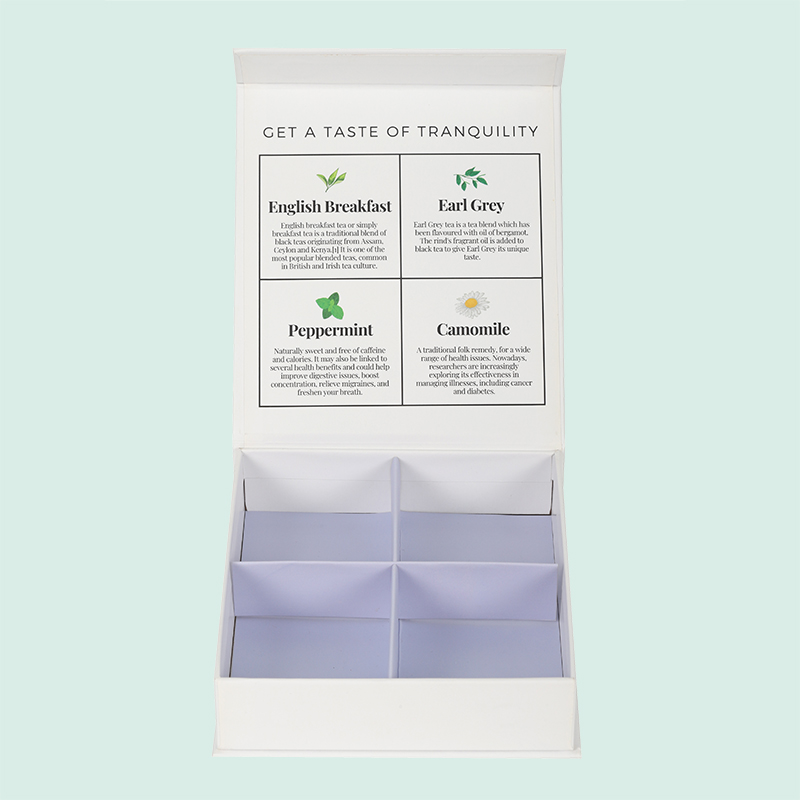 Luxury magnetic box rigid cardboard gift packaging for tea bag from IPACK factory 2