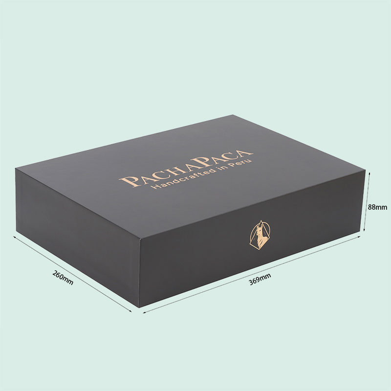 Black High-end CMYK Printing Sliding Drawer Customization Logo & Design Slide Out Rigid Box from Ipack 2