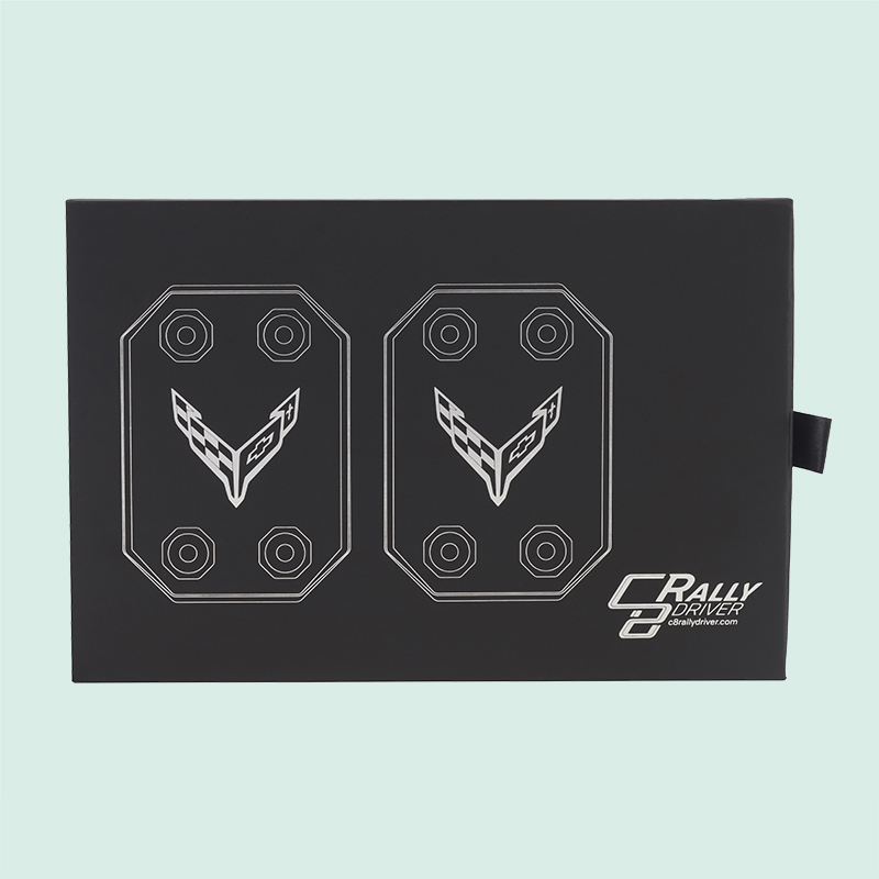 Black Rigid Cardboard Drawer Box Custom Logo Slide Out Packaging Box with Eva Insert from Ipack 5