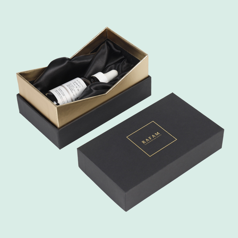 Custom foil stamping logo luxury perfume box from perfume packaging boxes suppliers ipack 2
