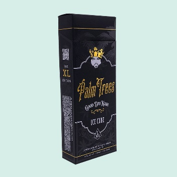 Unique Hot-stamping Cigarette Package Smoke Paper Card Box with Bright UV Spot 2